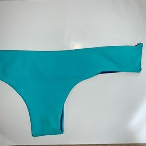 Turquoise Cheeky Bikini Bottom